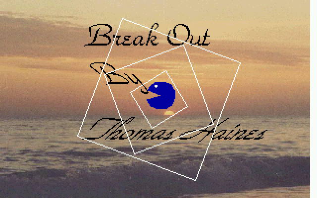 Break Out atari screenshot